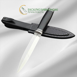 ЧОРНИЙ РУБІЖ авторський ніж ручної роботи Fomenko Knifes, сталь - N690, 61-62 HRC